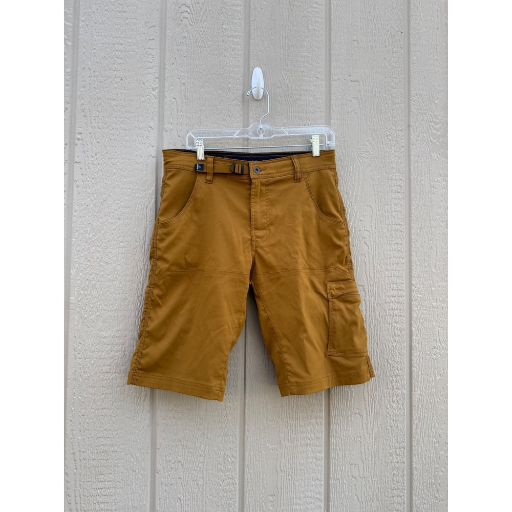 Prana 30 Zion Hiking Shorts Gorpcore Nylon Stretch Cargo Pocket Brown